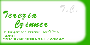 terezia czinner business card